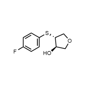 (3R,4R)-4-((4-Fluorophenyl)thio)tetrahydrofuran-3-ol|CS-1202266