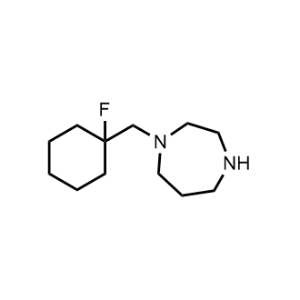 1-((1-Fluorocyclohexyl)methyl)-1,4-diazepane|CS-1202284