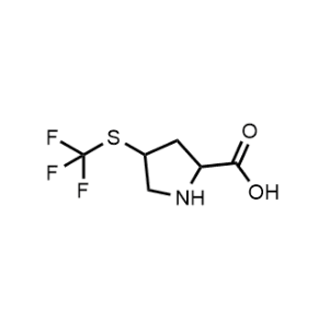 4-((Trifluoromethyl)thio)pyrrolidine-2-carboxylic acid|CS-1202526
