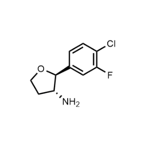 (2S,3R)-2-(4-Chloro-3-fluorophenyl)tetrahydrofuran-3-amine|CS-1202675
