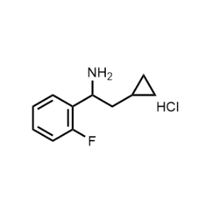2-Cyclopropyl-1-(2-fluorophenyl)ethan-1-amine hydrochloride|CS-1202690