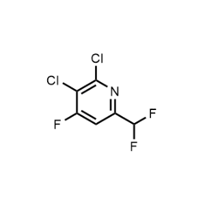 2,3-Dichloro-6-(difluoromethyl)-4-fluoropyridine|CS-1202710