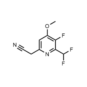 2-(6-(Difluoromethyl)-5-fluoro-4-methoxypyridin-2-yl)acetonitrile|CS-1202814