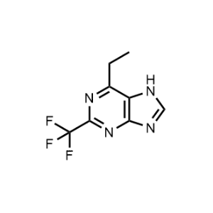 6-Ethyl-2-(trifluoromethyl)-7H-purine|CS-1202834