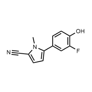 5-(3-Fluoro-4-hydroxyphenyl)-1-methyl-1H-pyrrole-2-carbonitrile|CS-1202996