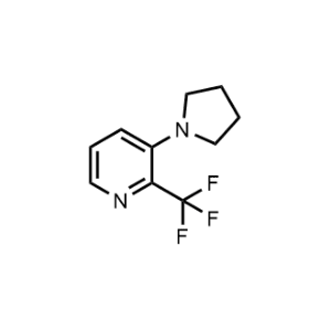 3-(Pyrrolidin-1-yl)-2-(trifluoromethyl)pyridine|CS-1203007