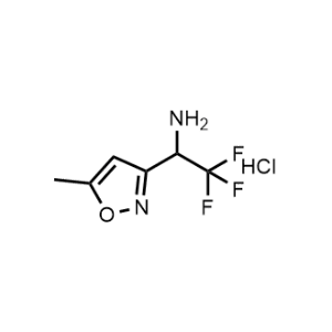 2,2,2-Trifluoro-1-(5-methylisoxazol-3-yl)ethan-1-amine hydrochloride|CS-1203096