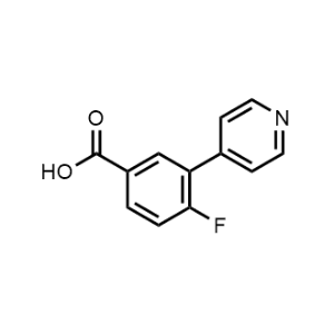 4-Fluoro-3-(pyridin-4-yl)benzoic acid|CS-1203466