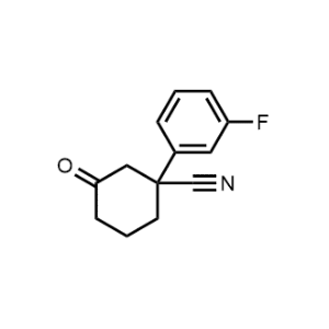 1-(3-Fluorophenyl)-3-oxocyclohexane-1-carbonitrile|CS-1203553