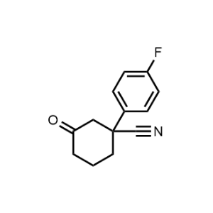 1-(4-Fluorophenyl)-3-oxocyclohexane-1-carbonitrile|CS-1203554