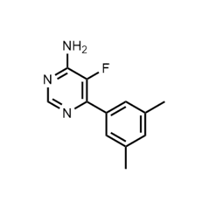 6-(3,5-Dimethylphenyl)-5-fluoropyrimidin-4-amine|CS-1203564