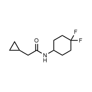 2-Cyclopropyl-N-(4,4-difluorocyclohexyl)acetamide|CS-1203582