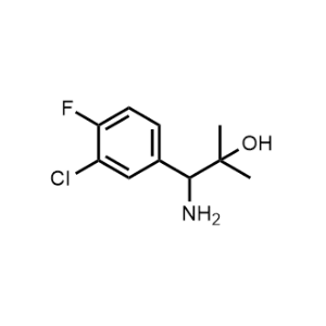 1-Amino-1-(3-chloro-4-fluorophenyl)-2-methylpropan-2-ol|CS-1203704
