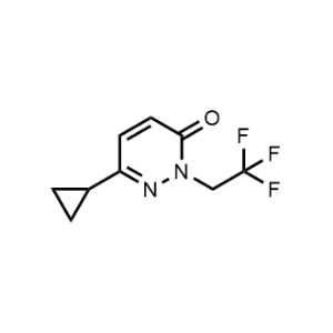 6-Cyclopropyl-2-(2,2,2-trifluoroethyl)pyridazin-3(2H)-one|CS-1203949