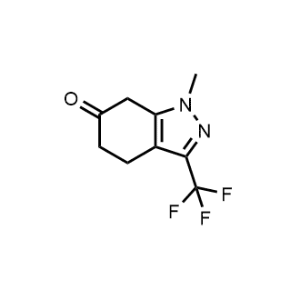 1-Methyl-3-(trifluoromethyl)-1,4,5,7-tetrahydro-6H-indazol-6-one|CS-1203970