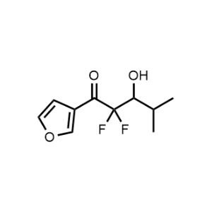 2,2-Difluoro-1-(furan-3-yl)-3-hydroxy-4-methylpentan-1-one|CS-1203989