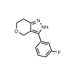 3-(3-Fluorophenyl)-2,4,6,7-tetrahydropyrano[4,3-c]pyrazole|CS-1204099