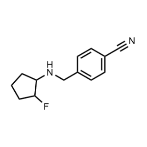 4-(((2-Fluorocyclopentyl)amino)methyl)benzonitrile|CS-1204140