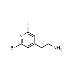 2-(2-Bromo-6-fluoropyridin-4-yl)ethan-1-amine|CS-1204291