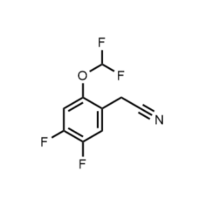 2-(2-(Difluoromethoxy)-4,5-difluorophenyl)acetonitrile|CS-1204325