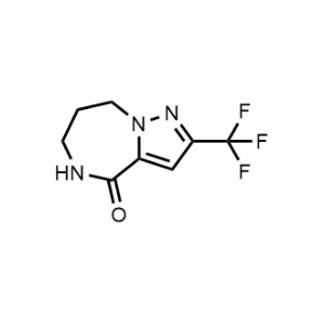2-(Trifluoromethyl)-5,6,7,8-tetrahydro-4H-pyrazolo[1,5-a][1,4]diazepin-4-one|CS-1204480