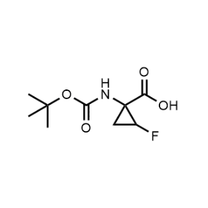 1-((Tert-butoxycarbonyl)amino)-2-fluorocyclopropane-1-carboxylic acid|CS-1204542