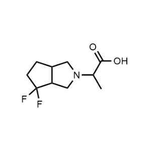 2-(4,4-Difluorohexahydrocyclopenta[c]pyrrol-2(1H)-yl)propanoic acid|CS-1204641