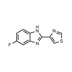4-(5-Fluoro-1H-benzo[d]imidazol-2-yl)thiazole|CS-1204650