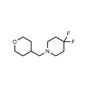 4,4-Difluoro-1-((tetrahydro-2H-pyran-4-yl)methyl)piperidine|CS-1204687