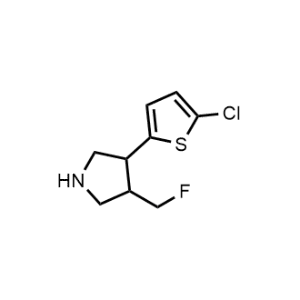 3-(5-Chlorothiophen-2-yl)-4-(fluoromethyl)pyrrolidine|CS-1204745