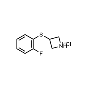 3-((2-Fluorophenyl)thio)azetidine hydrochloride|CS-1204746