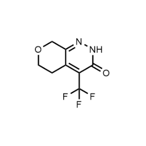 4-(Trifluoromethyl)-2,5,6,8-tetrahydro-3H-pyrano[3,4-c]pyridazin-3-one|CS-1204870