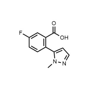 5-Fluoro-2-(1-methyl-1H-pyrazol-5-yl)benzoic acid|CS-1205062