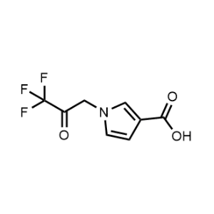 1-(3,3,3-Trifluoro-2-oxopropyl)-1H-pyrrole-3-carboxylic acid|CS-1205340