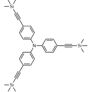 Tris(4-((trimethylsilyl)ethynyl)phenyl)amine|CS-1205343