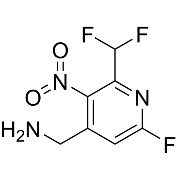 (2-(Difluoromethyl)-6-fluoro-3-nitropyridin-4-yl)methanamine|CS-1205360