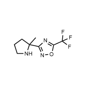 3-(2-Methylpyrrolidin-2-yl)-5-(trifluoromethyl)-1,2,4-oxadiazole|CS-1205387