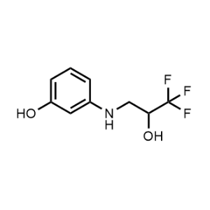 3-((3,3,3-Trifluoro-2-hydroxypropyl)amino)phenol|CS-1205393