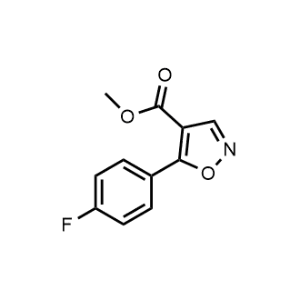 Methyl 5-(4-fluorophenyl)isoxazole-4-carboxylate|CS-1205419