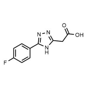 2-(5-(4-Fluorophenyl)-4H-1,2,4-triazol-3-yl)acetic acid|CS-1205442