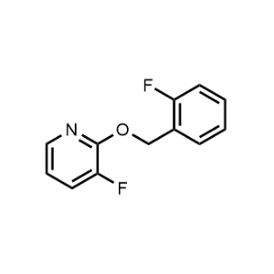 3-Fluoro-2-((2-fluorobenzyl)oxy)pyridine|CS-1205458