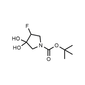 Tert-butyl 4-fluoro-3,3-dihydroxypyrrolidine-1-carboxylate|CS-1205489