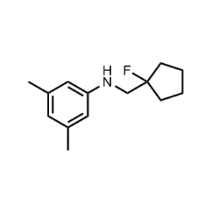 N-((1-Fluorocyclopentyl)methyl)-3,5-dimethylaniline|CS-1205562
