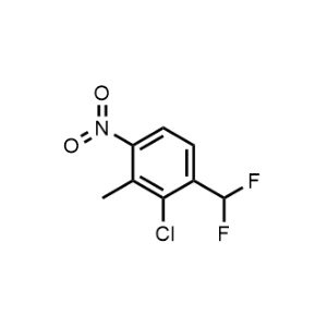 2-Chloro-1-(difluoromethyl)-3-methyl-4-nitrobenzene|CS-1205588