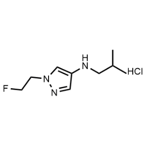 1-(2-Fluoroethyl)-N-isobutyl-1H-pyrazol-4-amine hydrochloride|CS-1205695