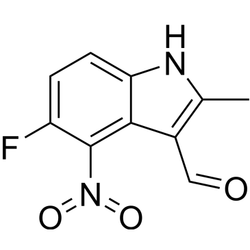 5-Fluoro-2-methyl-4-nitro-1H-indole-3-carbaldehyde|CS-1205838