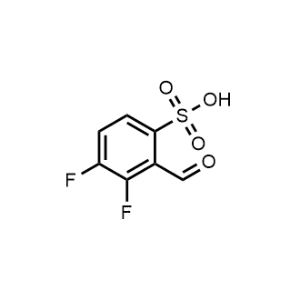 3,4-Difluoro-2-formylbenzenesulfonic acid|CS-1205847