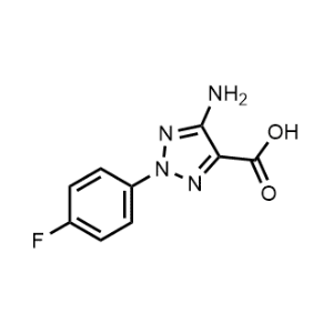 5-Amino-2-(4-fluorophenyl)-2H-1,2,3-triazole-4-carboxylic acid|CS-1205861