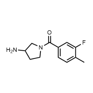 (3-Aminopyrrolidin-1-yl)(3-fluoro-4-methylphenyl)methanone|CS-1206030
