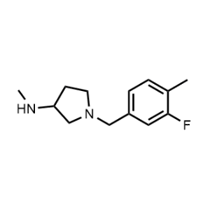 1-(3-Fluoro-4-methylbenzyl)-N-methylpyrrolidin-3-amine|CS-1206045